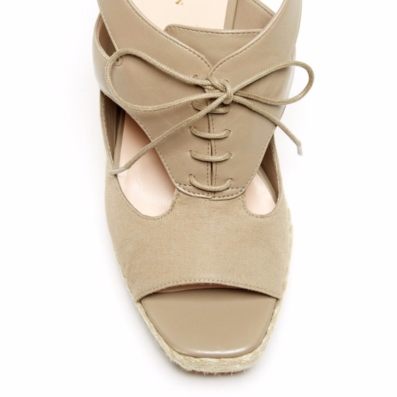 Cole Haan Nike Air Heath Wedge Sandal Espadrille - Picture 2 of 8